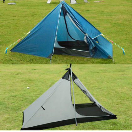 Portable Rain Proof Pyramid Tent for Outdoor Beach Camping